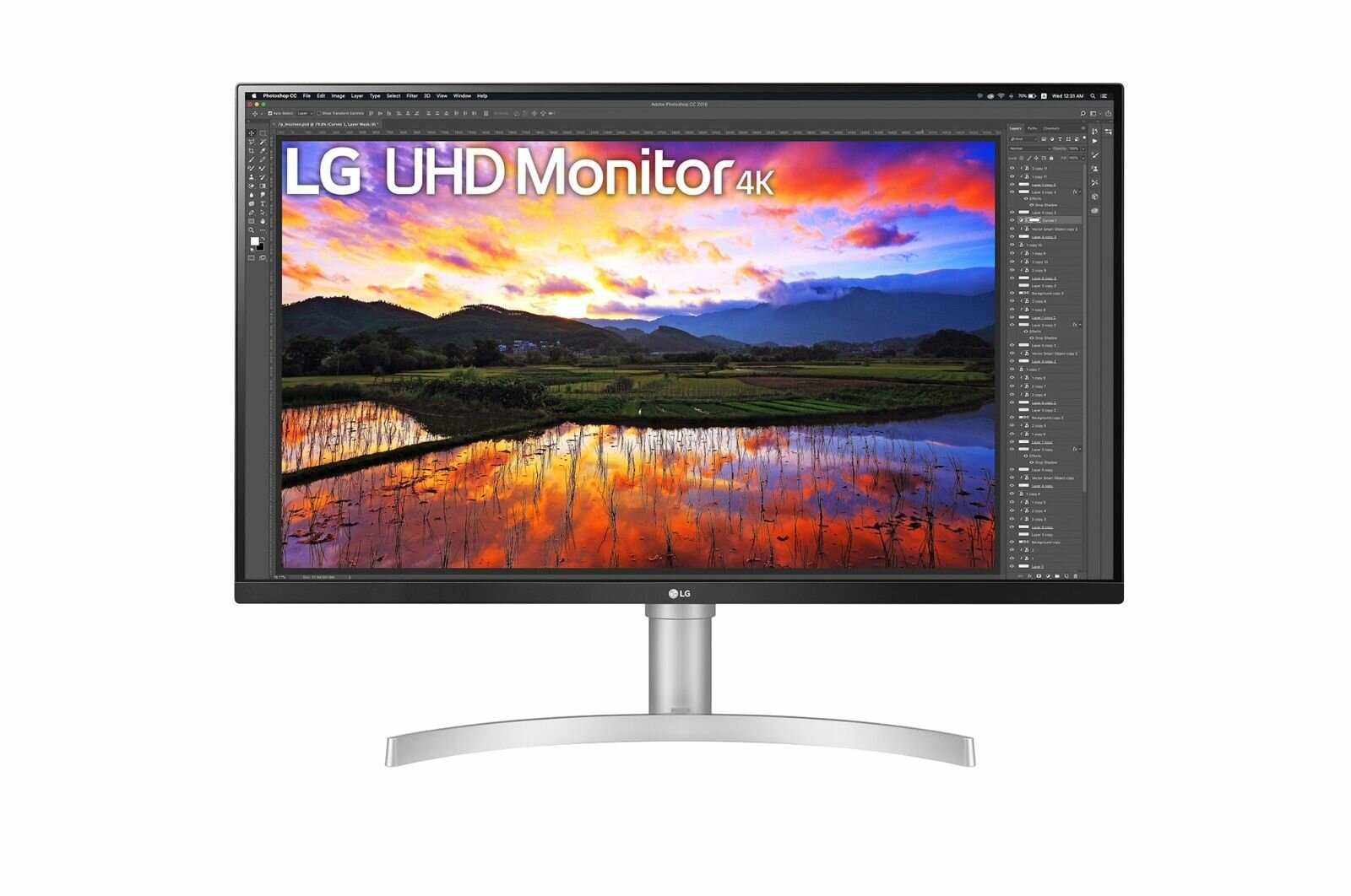 LG UltraFine 32UN650-W 31.5" 3840х2160, 60Hz, IPS, серебристый
