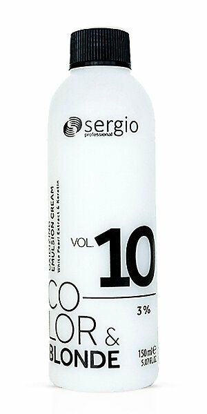Sergio professional Крем-окислитель Color&blonde 3 % (10 vol) 150мл