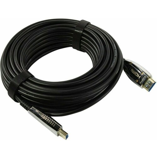 Кабель HDMI - HDMI, 15м, Telecom (TCG2120-15M) кабель hdmi 15м vcom telecom acg511d 15m круглый черный