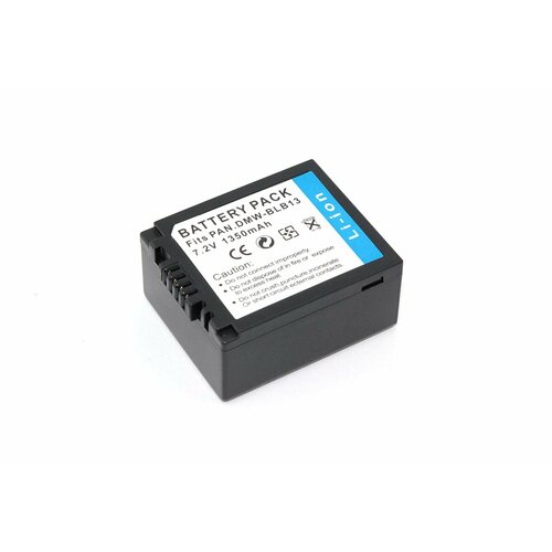 Аккумуляторная батарея для видеокамеры Panasonic Lumix DMC-G1 (DMW-BLB13) 7.2V 1350mAh Li-ion зарядное устройство acmepower ap ch p1640 for panasonic dmw blb13 авто сетевой
