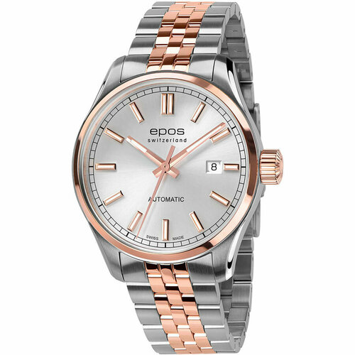 фото Наручные часы epos, серебряный