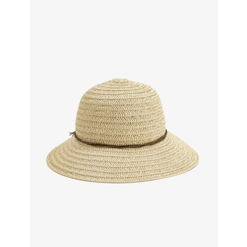фото Шляпа koton женская шляпа, размер t, бежевый