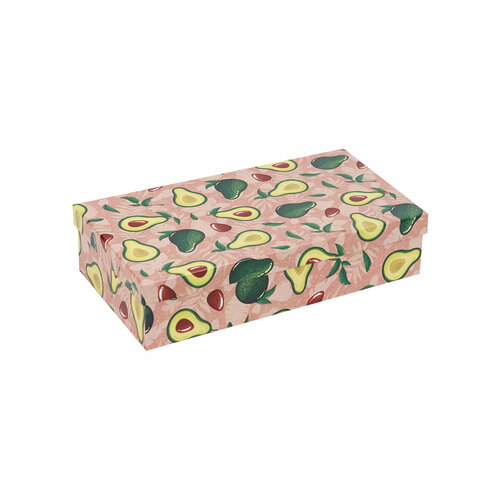 Прямоугольные коробки (2штуки) Авокадо 15 х 9,5 х 6 см