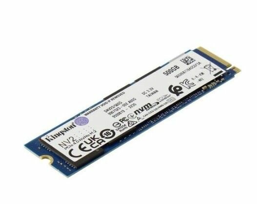 500 ГБ Внутренний SSD диск Kingston NV2 PCIe 4.0 M.2 2280 (SNV2S/500G) — фото 1