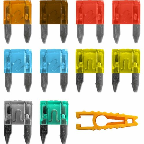 Набор флажковых предохранителей мини с щипцами Auto Standart 558₽