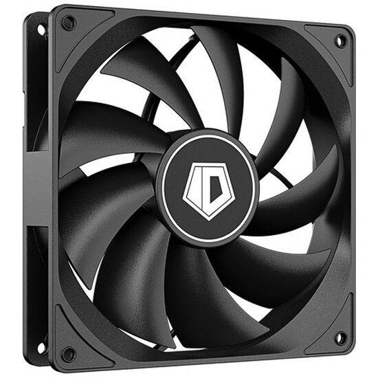Вентилятор для корпуса ID-COOLING FL-12025K (120mm, 1250rpm, 45.0 CFM, 21.0 дБ, 3-pin, black) (FL-12025K)