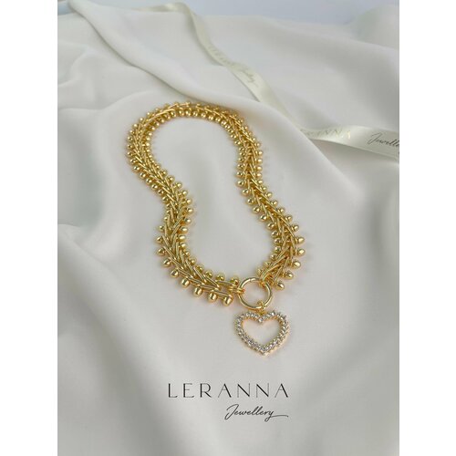 Колье LERANNA Цепь широкая с подвеской 