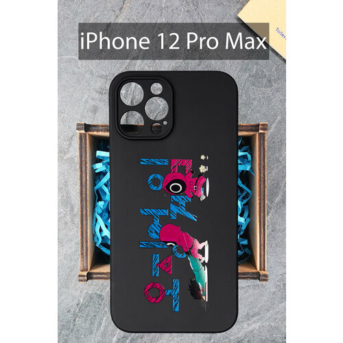 Силиконовый чехол Игра в кальмара 3 для iPhone 12 Pro Max / Айфон 12 Про Макс