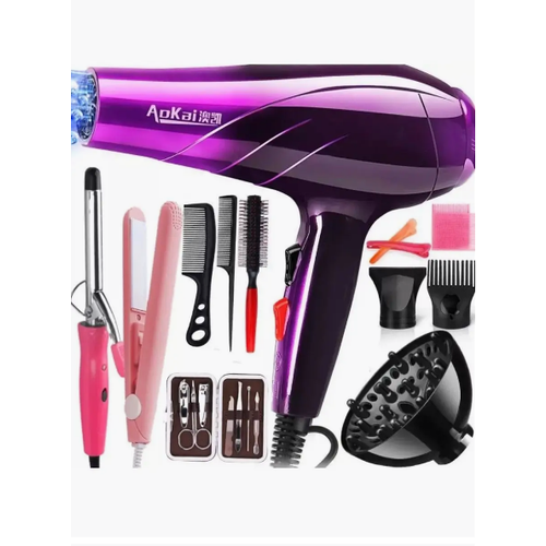 Набор для укладки волос розовый фиолетовый 133500₽