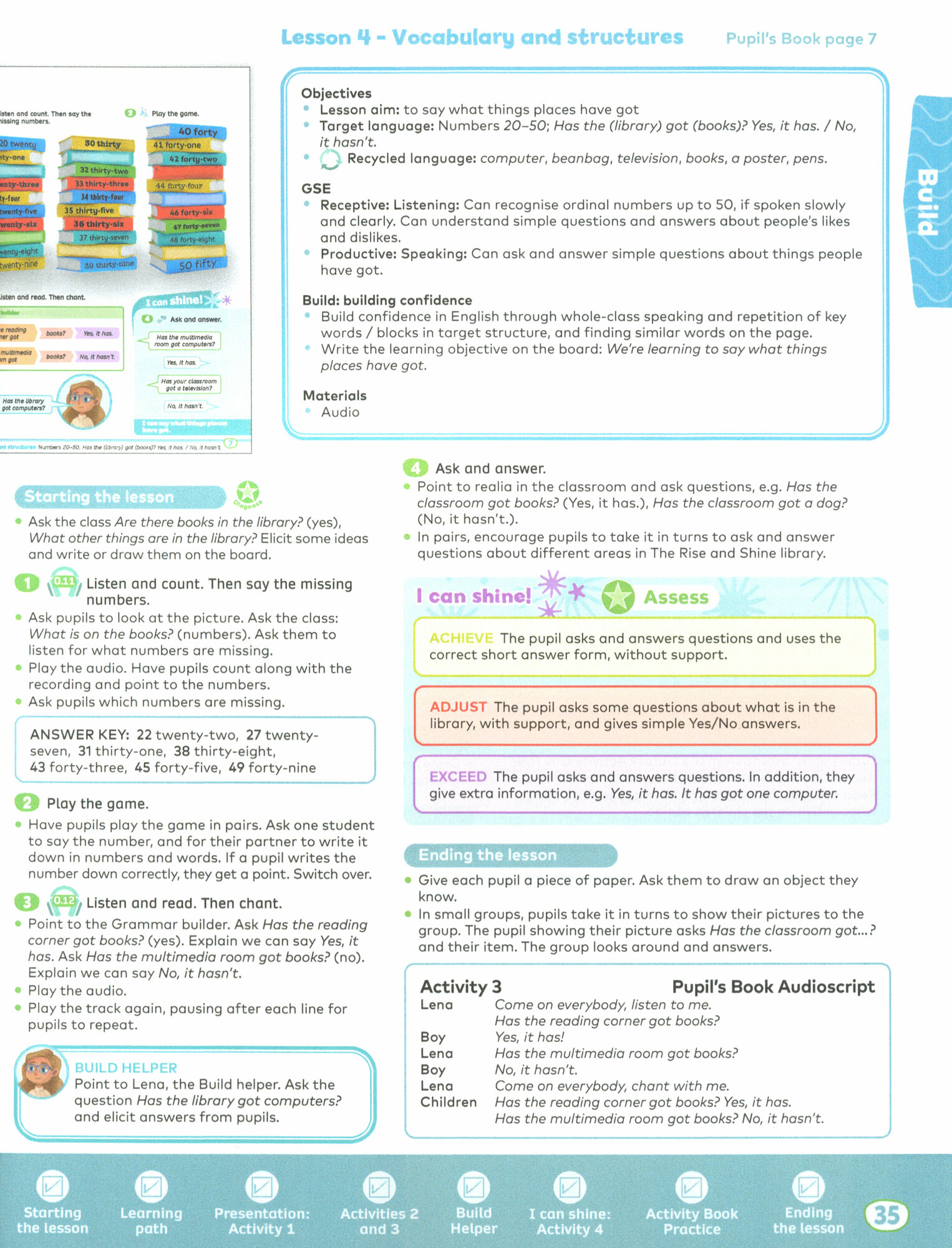 Rise and Shine. Level 1. Teacher's Book with Pupil's eBook, Activity eBook, Digital Resources - фото №9