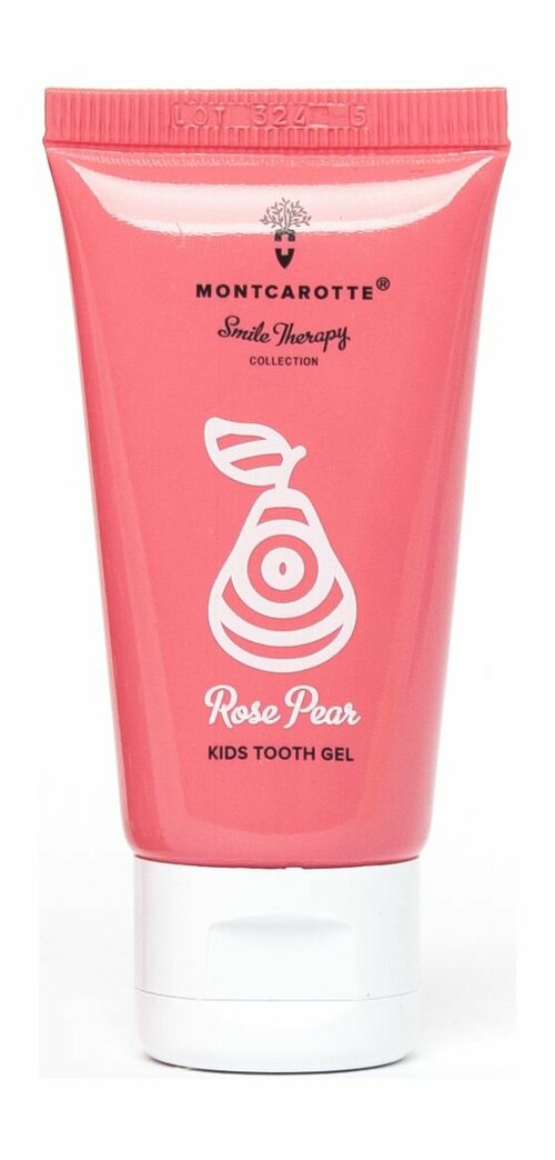 Детский гель для чистки зубов со вкусом груши / MontCarotte Kids Tooth Gel Rose Pear