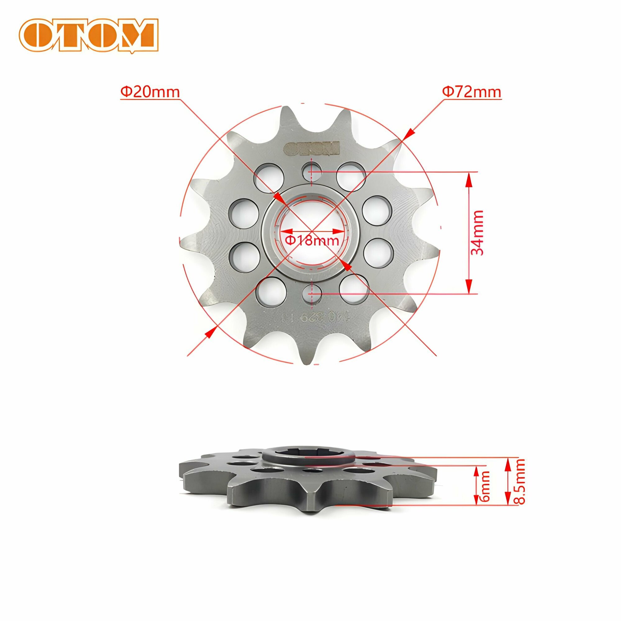 Отом Звезда ведущая CB 250 172 169 166 165 fmm 13 зубьев 520 Avantis kayo