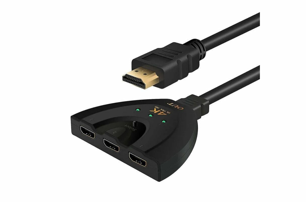 HDMI-разветвитель 4K Ultra HD - 3 входа в 1 выход