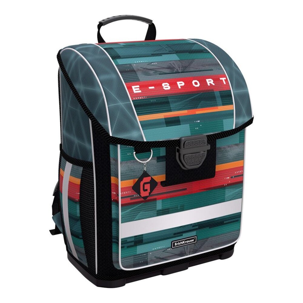 Ученический ранец с пластиковым дном ErichKrause ErgoLine 16L Cybersport - фото №14