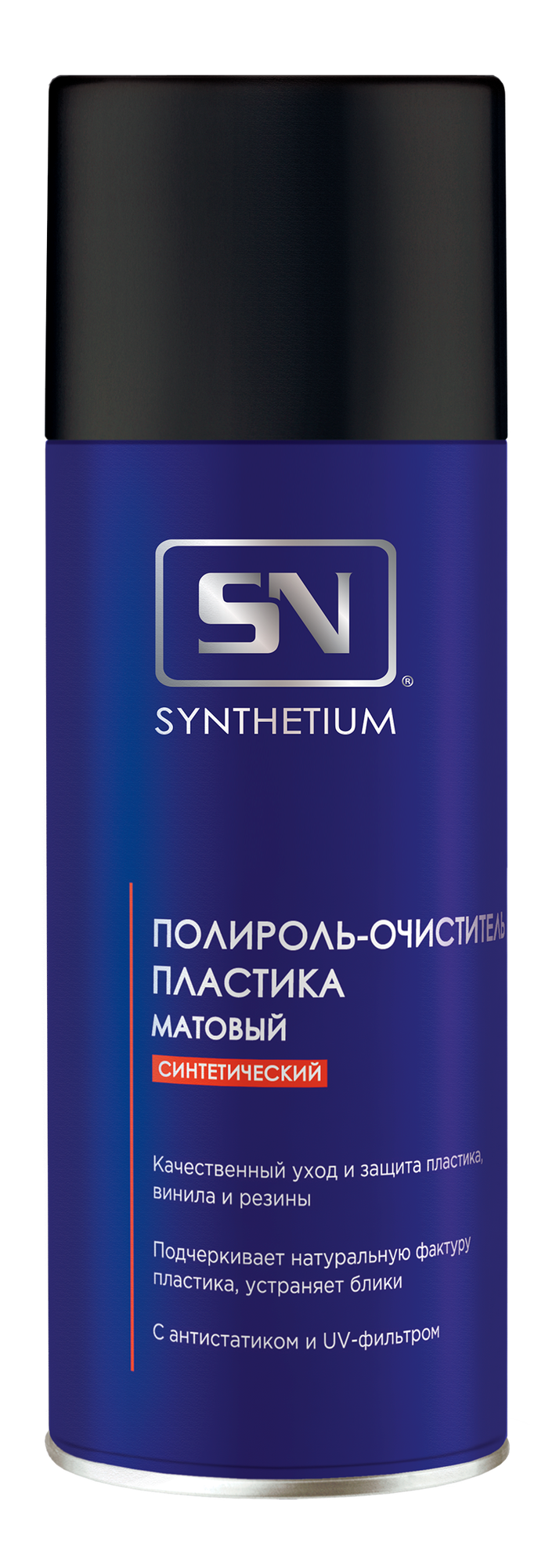 фото SN 2415 полироль-очиститель пластика синтетический, матовый, аэрозоль 520 мл