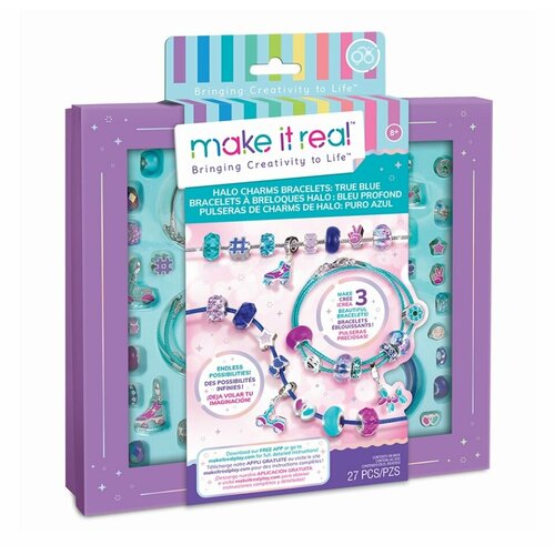 Набор «Cоздай свои браслеты. Голубое сияние», Make it Rea, Китай