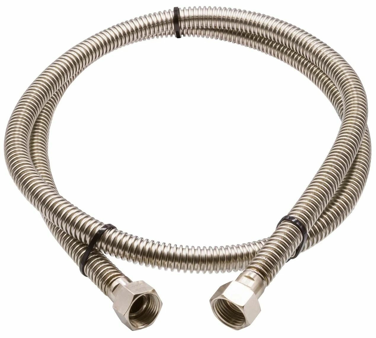 фото Подводка сильфонная из нержавеющей стали 1/2 Г-Г 0.8м