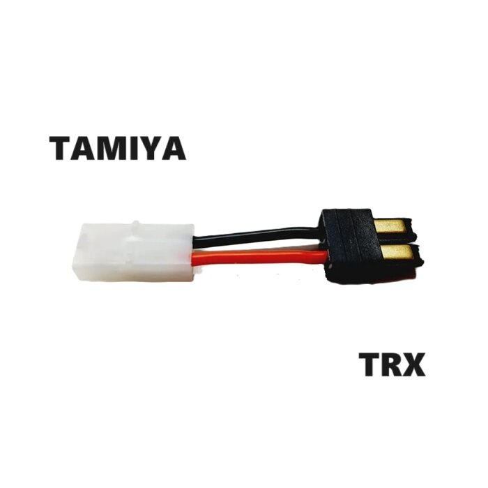 Переходник TAMIYA plug на TRAXXAS TRX ID (мама / папа) 47 разъемы KET-2P L6.2-2P на черный адаптер траксас штекер тамия Connector