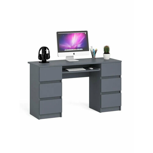 Стол письменный графит 1357750 по мотивам Икеа Ikea 9890₽