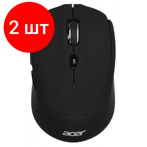 Комплект 2 штук Мышь компьютерная Acer OMR040 черный 360900₽