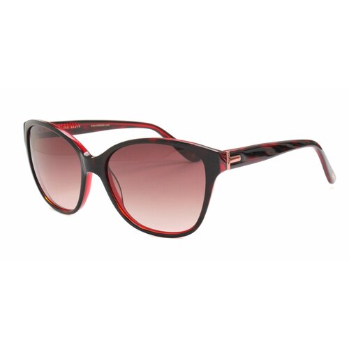 Солнцезащитные очки Ted Baker London, черный, красный солнцезащитные очки ted baker london оправа пластик градиентные для женщин