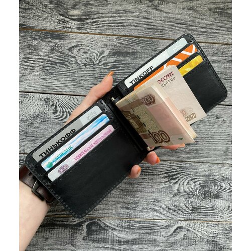 фото Кошелек , фактура гладкая, черный нет бренда