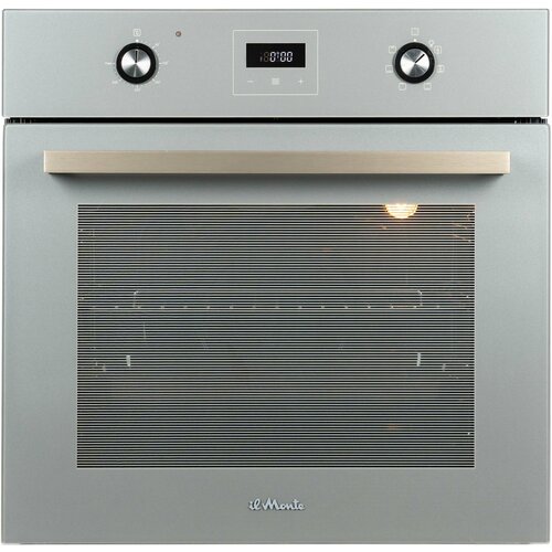 Духовой шкаф электрический встраиваемый 66 л 7 режимов Конвекция Разморозка 50-300 С Автоотключение по таймеру il Monte BO-63 3437500₽