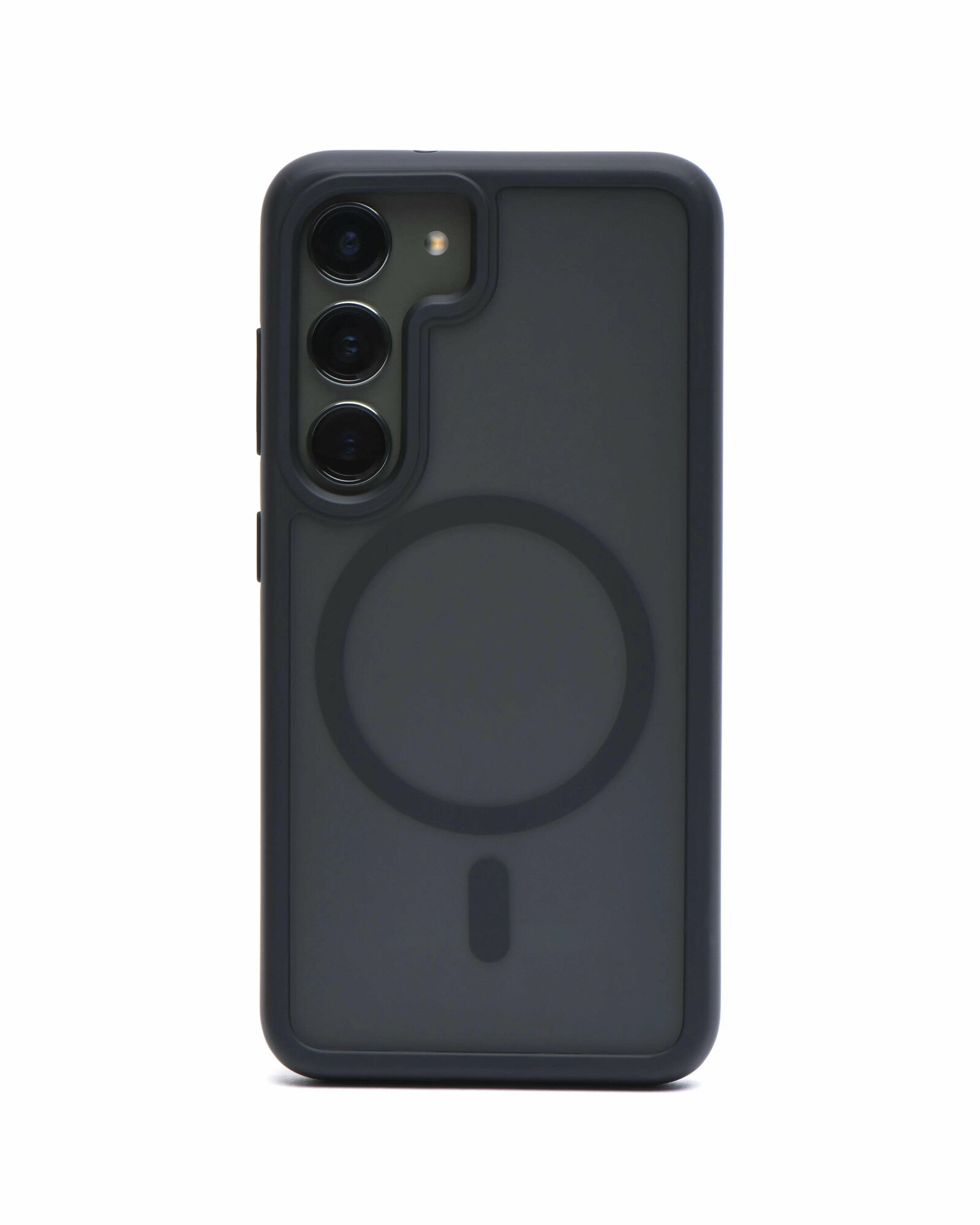 Чехол KEEPHONE "Mago Pro", для Samsung S24, поликарбонат, силикон, глянцевый, чёрный