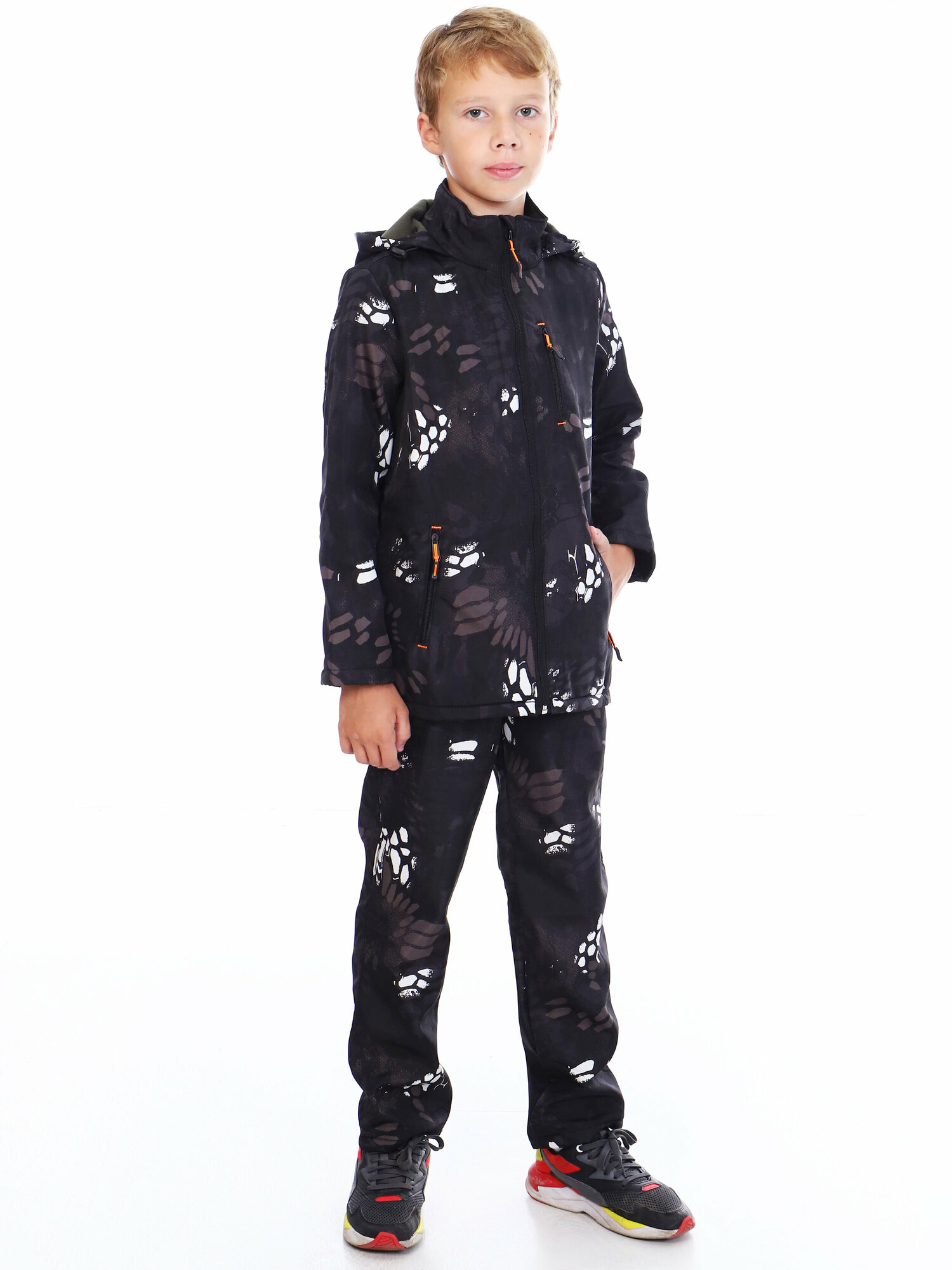 Комплект верхней одежды Восток-Текс Форсаж размер 116  синий фиолетовый черный