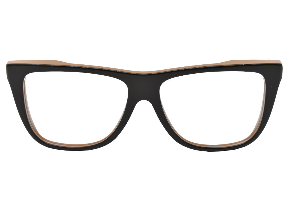 Оправы Для Очков Женская оправа для очков Max Mara MM 5096 050, цвет: коричневый, шестиугольные, пластик
