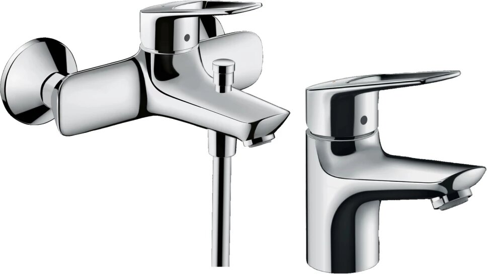 Комплект смесителей Hansgrohe Novus Loop 71340000 + 71080000
