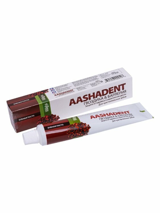 Зубная паста Aashadent Гвоздика - Барлерия, 100 г