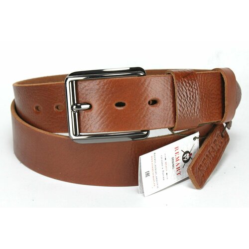 фото Ремень remart, размер 56, коричневый