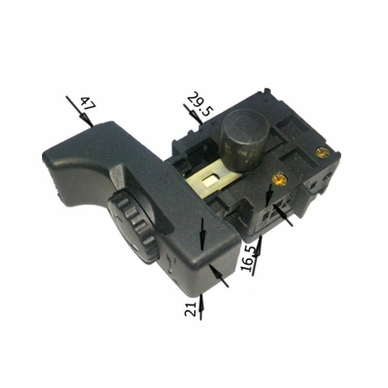 фото Выключатель подходит для миксера, фрезера и дрели Фиолент, пылезащищённый.