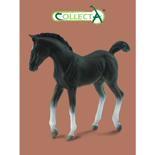 Фигурка животного Collecta, жеребёнок Теннессийский чёрный collecta коллекционная фигурка жеребёнок лошади – blue dun