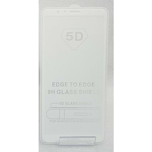 Защитное стекло 5d для Huawei Honor 7X, BND L21, белое