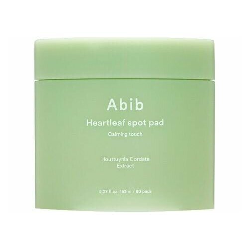 Успокаивающие диски для лица с хауттюйнией ABIB Heartleaf spot pad Calming touch