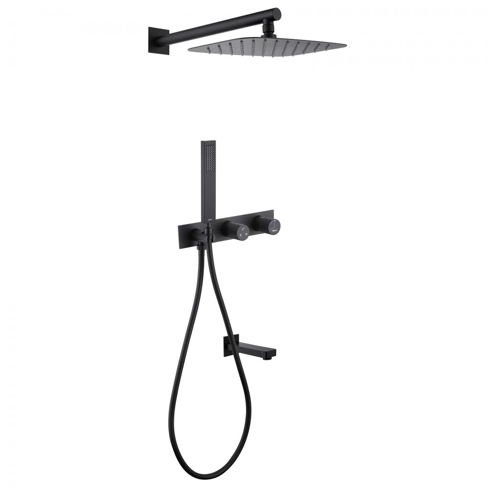 Душевой набор со встроенным смесителем Abber Rund AF8717B