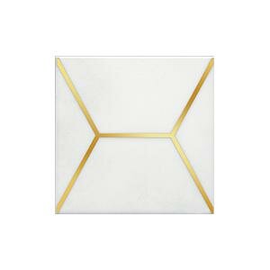 Керамическая плитка KERAMA MARAZZI OP/A181/17063 Витраж белый Декор 15x15 (цена за 20 шт)