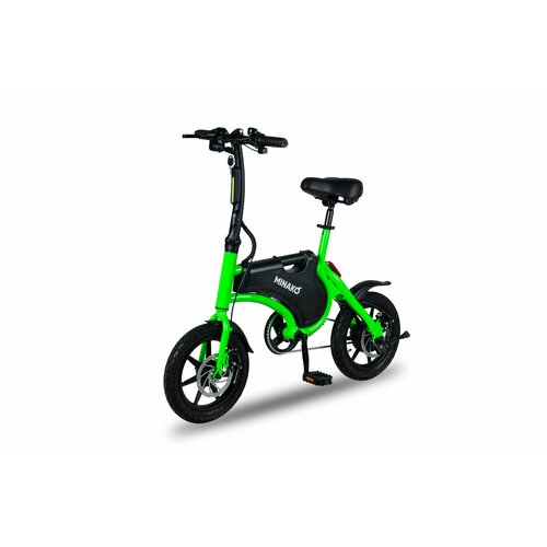 Электровелосипед MINAKO Smart 300W 2024, 36V/8Ah, зеленый