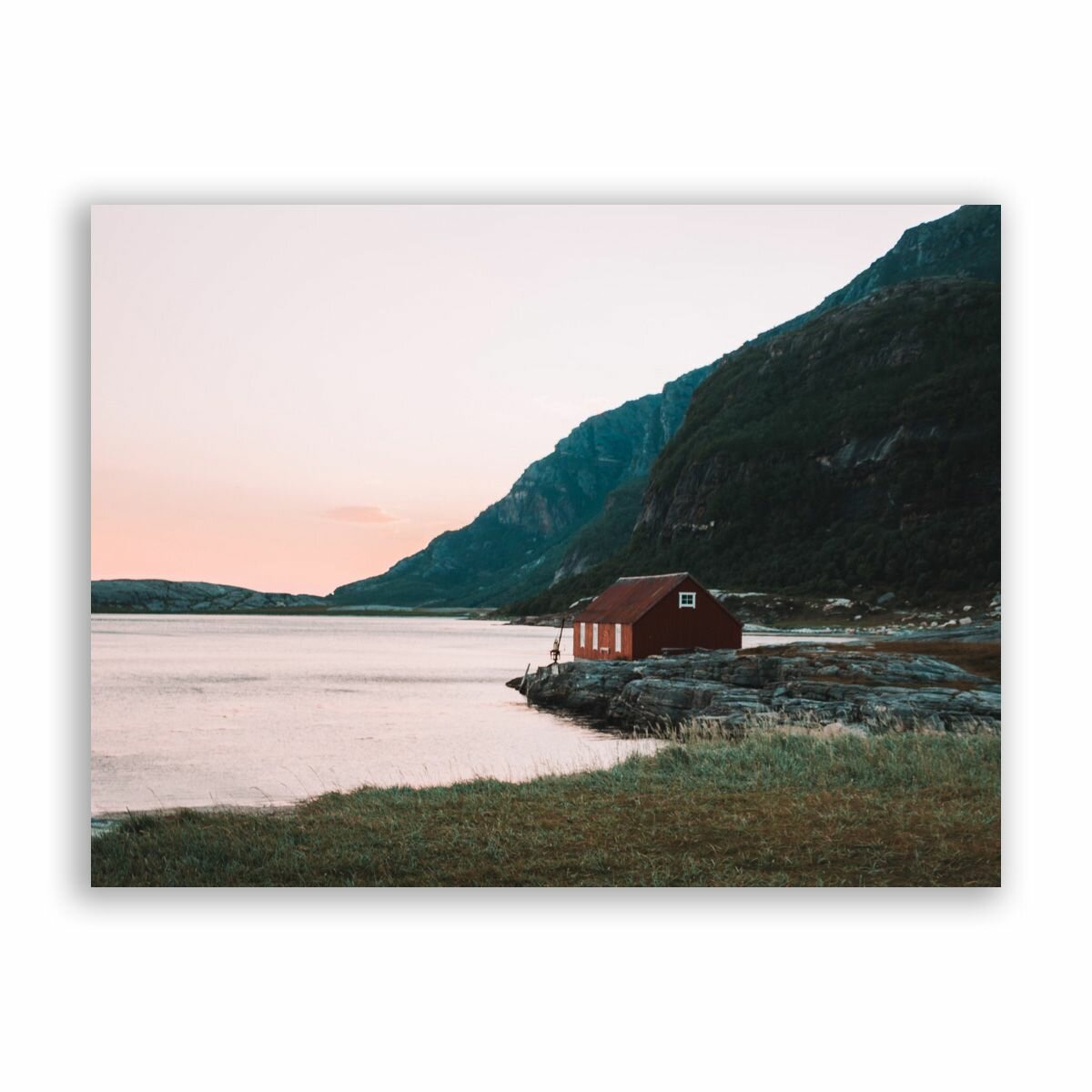 Постер, плакат на бумаге / Природа Скандинавии / Размер 40 x 53 см