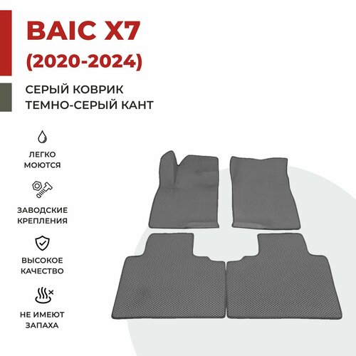 фото Автомобильные коврики eva в салон baic x7 (2020-2024) eva-profy