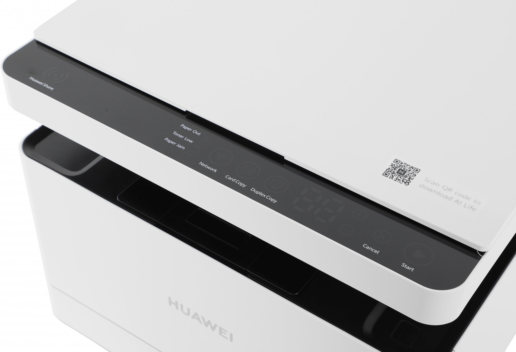 МФУ Huawei лазерный, A4, черно-белый, 600 dpi, 28 стр/мин, Wi-Fi, белый - фото №13