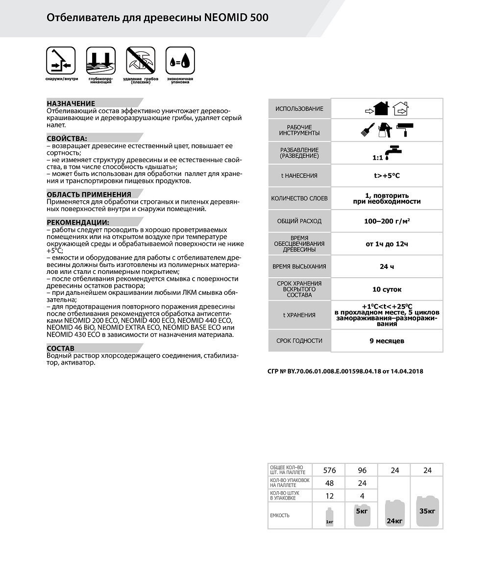 Антисептик для древесины NEOMID - фото №4