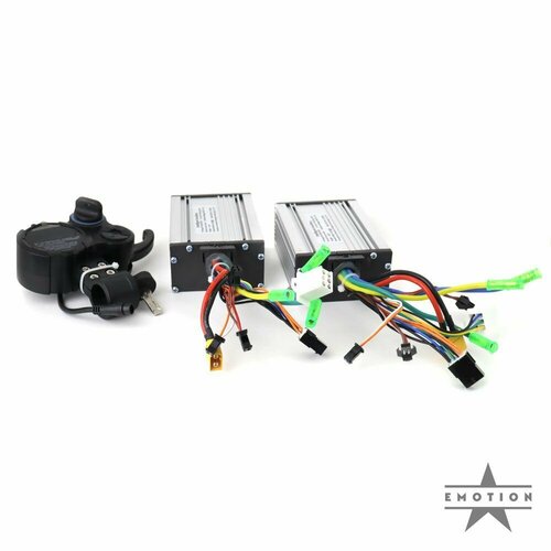 Контроллер для электросамоката 48 60V 28A 2 шт для полного привода курок газа бортовой компьютер для электросамоката Комплект 3 универсальный 12389₽