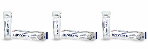 Sensodyne Зубная паста Восстановление и защита, Отбеливающая, 75 мл, 3 шт
