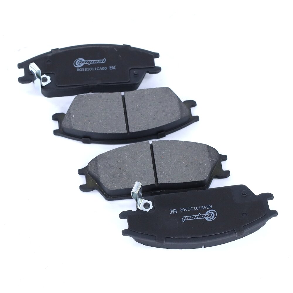 Колодка тормозная передняя Riginal (кт. 4шт.) для а/м Hyundai Accent (ТагАЗ) / Getz 1.1-1.5i / 1.5 CRDi с 2002 г. в. — фото 1