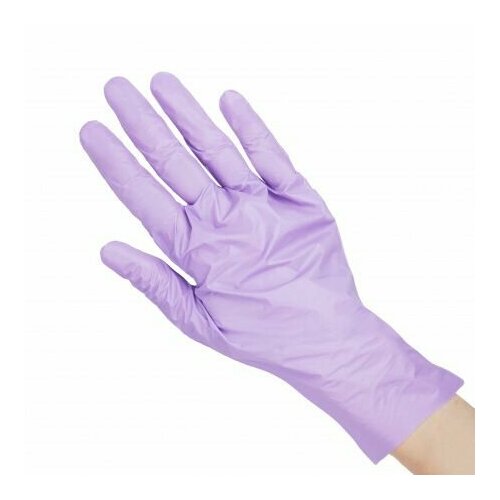 Перчатки одноразовые Elegreen TPE S фиолетовые 290₽