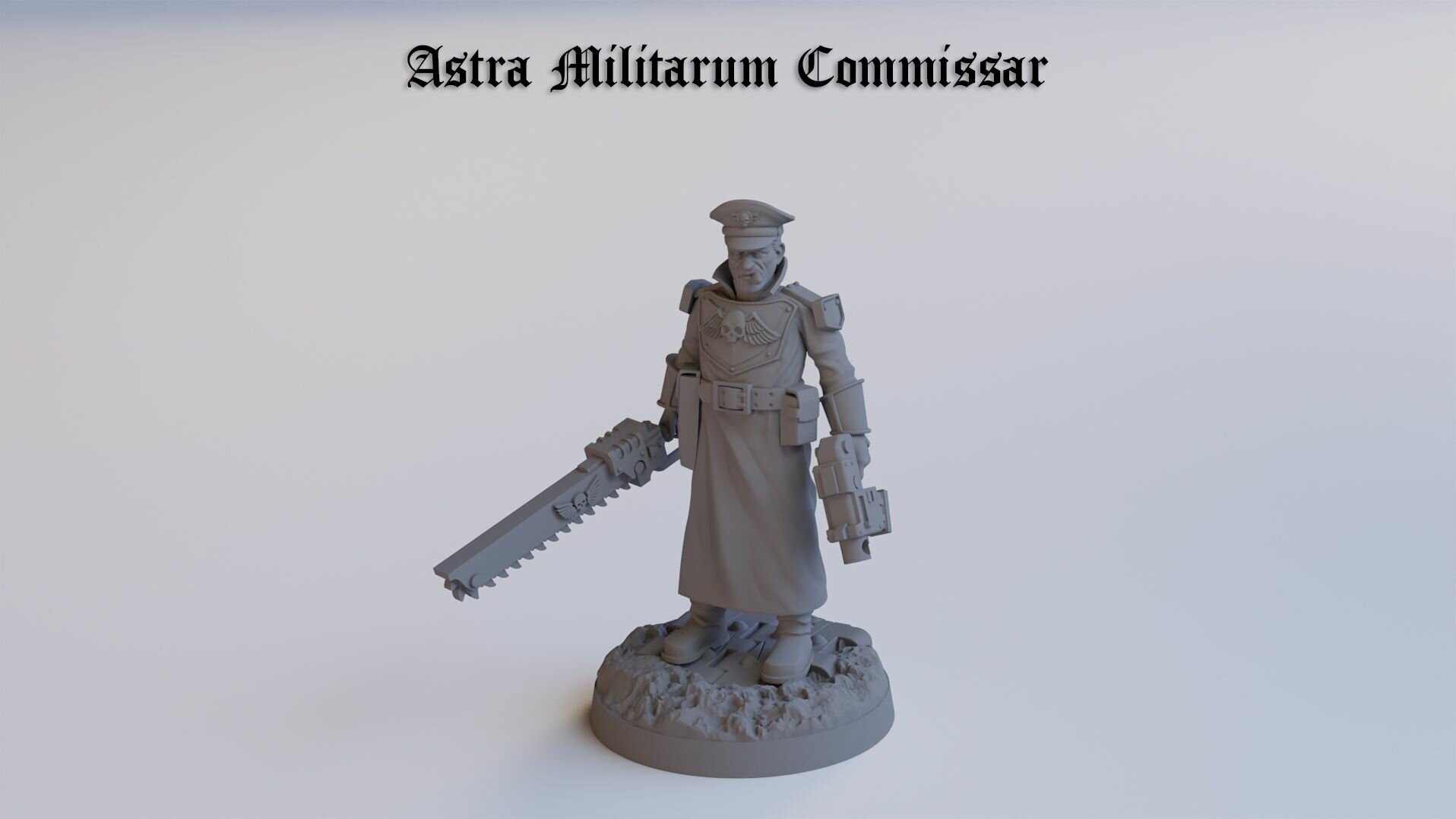Astra Militarum: Commissar / Комиссар Имперской Гвардии / Warhammer 40k Астра Милитарум
