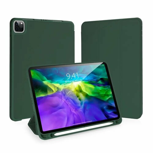 Чехол для iPad 12,9 Gurdini Milano Зеленый чехол gurdini flip cover для ipad 9 7 2017 2018 малиновый